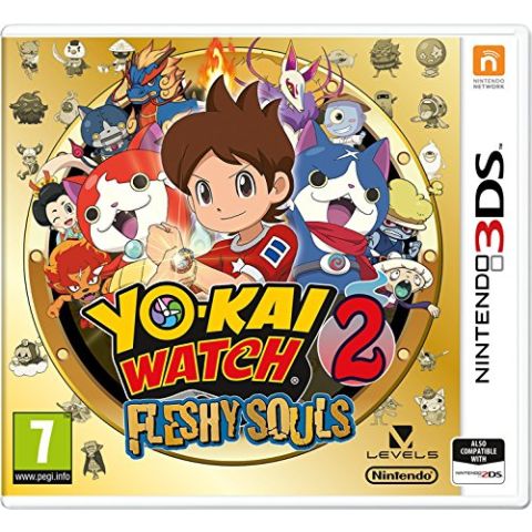 YO-KAI WATCH 2: Fleshy Souls (Nintendo 3DS) (New)