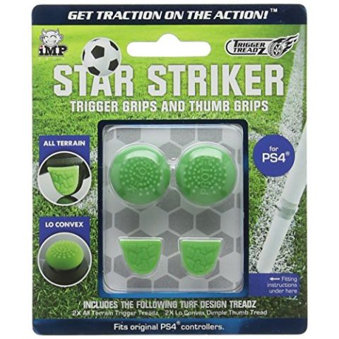 Trigger Treadz: Star Striker Thumb and Trigger Grips Pack (PS4) (New)
