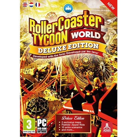 Rollercoaster Tycoon World Deluxe Edition (PC DVD) (New)