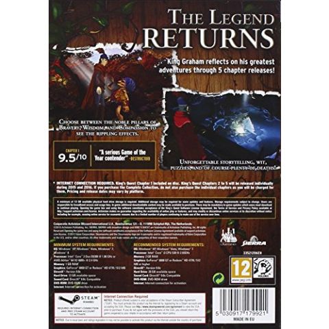 King's Quest Adventures Of Graham (PC DVD) (New)