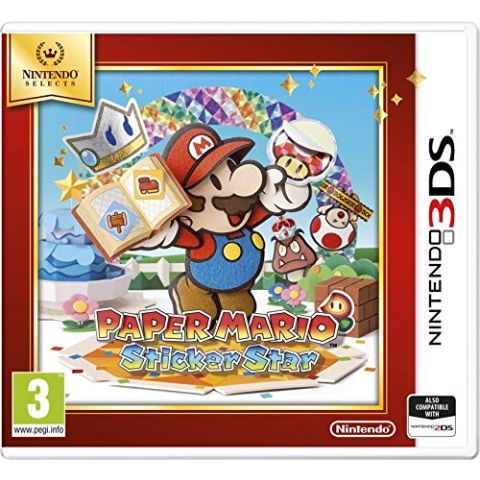 Nintendo Selects Paper Mario Sticker Star (Nintendo 3DS) (New)