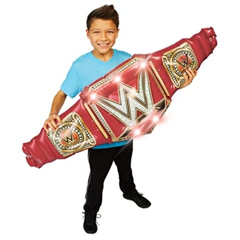 WWE Airnormous | Inflatable Massive Belt Banner | WWE Universal Championship | WWE DLX Belt with sounds| Role Play | 55 Inches wide (New)