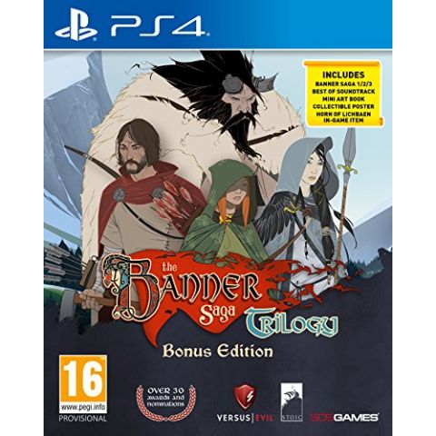 The Banner Saga Trilogy Bonus Edition (PS4) (New)