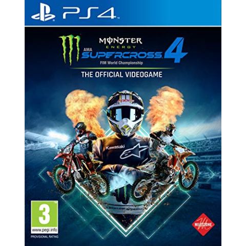Monster Energy Supercross 4 (PS4) (New)