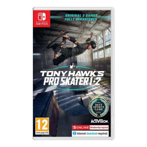 Tony Hawk's Pro Skater 1 + 2 (Switch) (New)