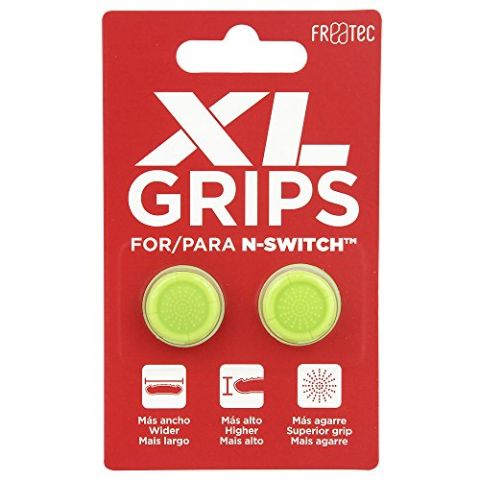 Thumb Grips Pro XL - Neon Yellow (Nintendo Switch) (New)