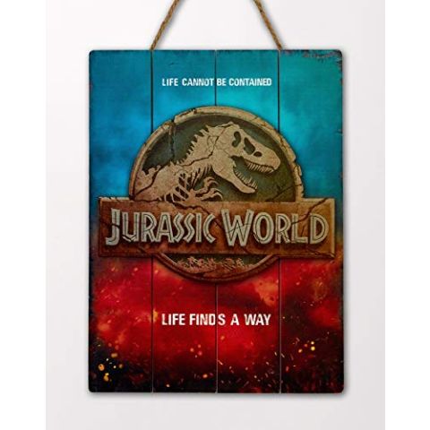 Doctor Collector DCJW09 Jurassic World Life Finds A Way WoodArts 3D Print (New)