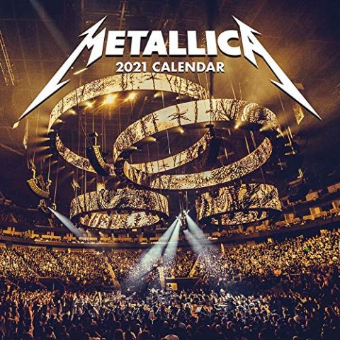 Metallica 2021 Unisex Wall Calendar  (New)
