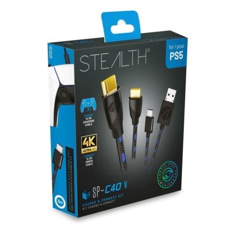 STEALTH SP-C40 V Charge & Connect Kit (PS5) (New)