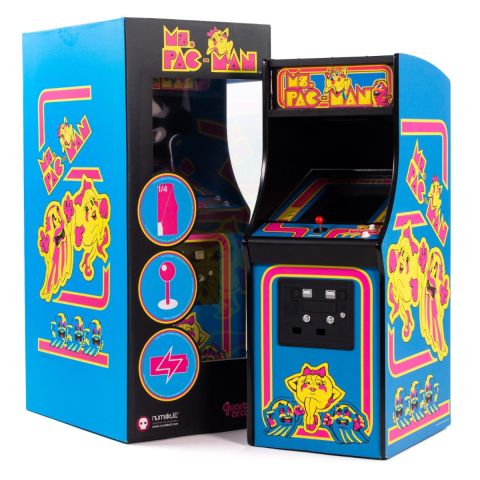 Official Ms. Pac-Man Quarter Size Arcade Cabinet (New)