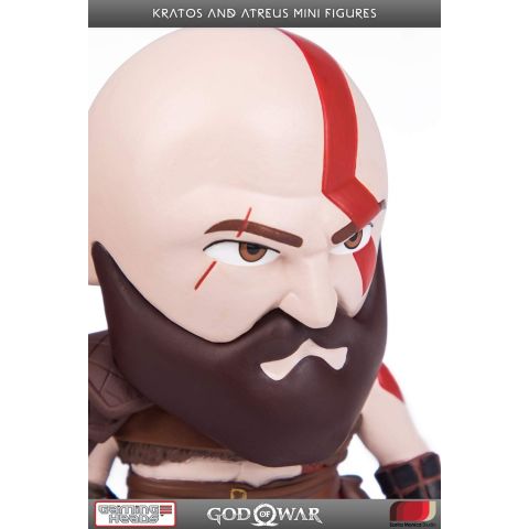God of War Kratos & Atreus Mini Figures (Gaming Heads)