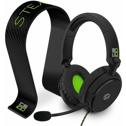 STEALTH C6-100 Stereo Gaming Headset & Stand (Black/Green) (Xbox One) (New)