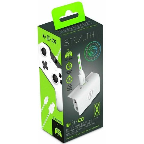 STEALTH SX-C5 Single Play & Charge Battery Pack (White) (Xbox One) (New)