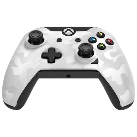 PDP DX Wired Controller with Programmable Back Paddle (White Camo) (Xbox One) (New)