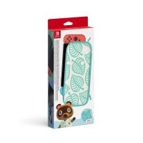 Nintendo Switch Carrying Case (Animal Crossing: New Horizons Edition) & Screen Protector (New)
