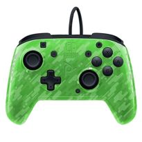 PDP Controller Faceoff Deluxe+ Audio Wired Switch Camo Green (New)