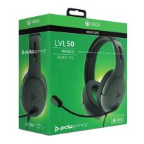 PDP LVL50 Wired Headset (Grey) (Xbox One) (New)