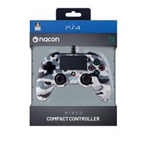 Gamepad Nacon Wired Compact Controller (Camo Grey) (PS4) (New)