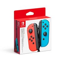 Nintendo Switch Joy-Con Controller Pair - Neon Red/Neon Blue (New)