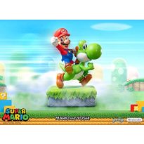 First 4 Figures Super Mario Resin Statue - Mario and Yoshi (New)