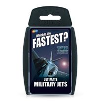 Ultimate Military Jets Top Trumps Card Game WM01627-EN1-6 (New)