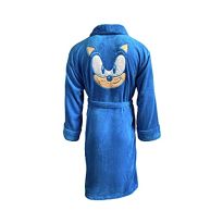 Sonic the Hedgehog Class of '91 Blue Robe Full Length Adult Bathrobe (New) (New)