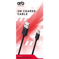 ORB 2 Metre Charge Cable compatible with Nintendo Switch (New)