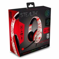 Stealth XP Conqueror Gaming Headset (Arctic Red Edition) (PS4) (New)
