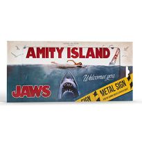 Jaws: Amity Island Metal Sign (New)